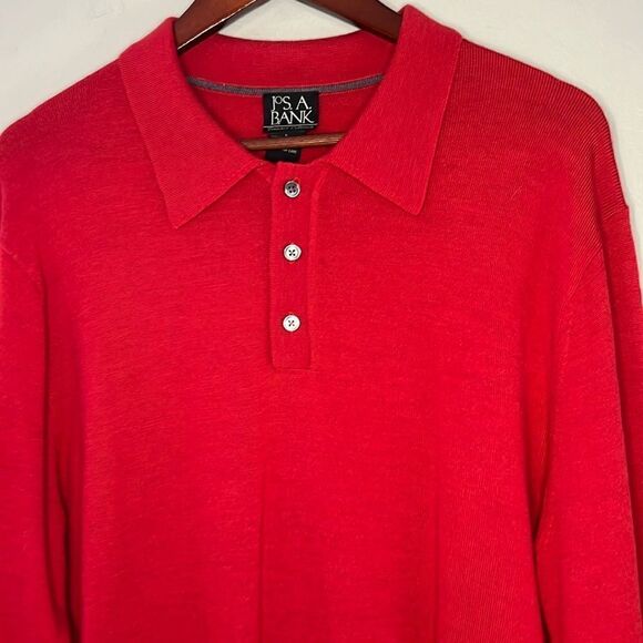 Jos. A Bank long sleeve lightweight collared sweater - Picture 4 of 9